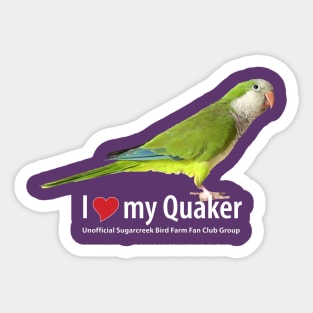 Quaker parrot Sticker